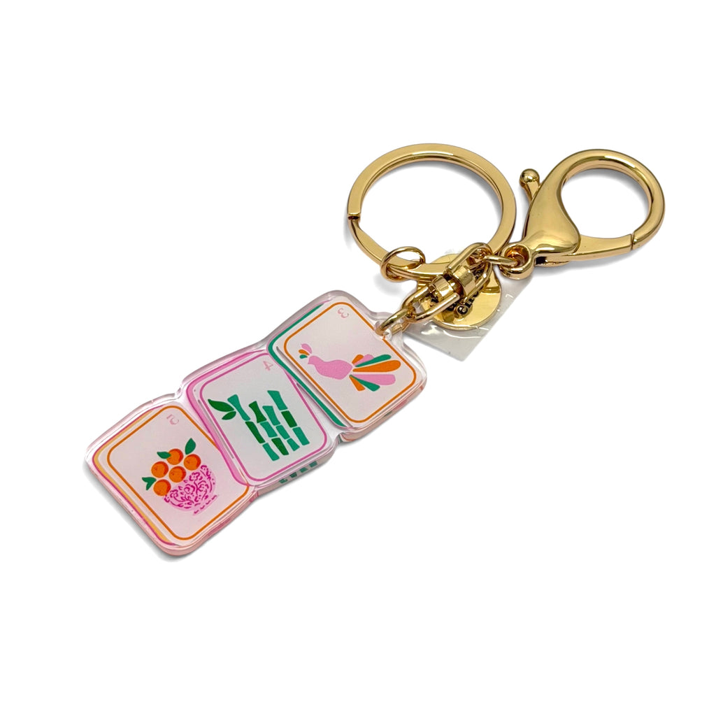 Acrylic Mahjong Tile Keychain