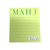 Mahj Sticky Note Pads