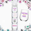 Mahjong Themed Stemless Acrylic Wine/Beverage Glasses