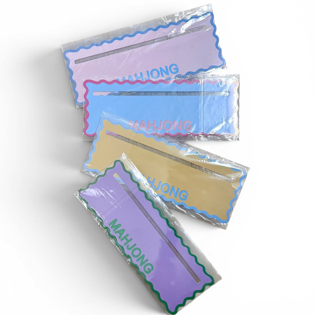 Set of 4 Mahj Card Line Reader