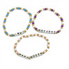 Colorful Beaded Mahjong Stretch Bracelets