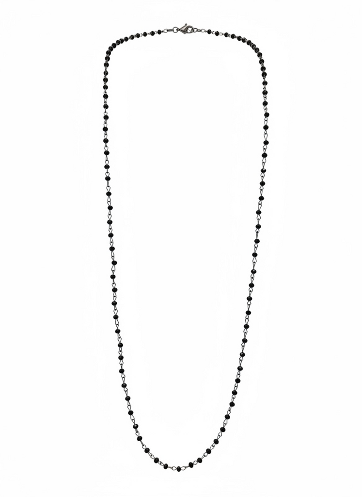 Black Wire Wrap Necklace
