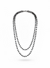 Black Wire Wrap Necklace