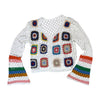 Crocheted Button-Down Sweater