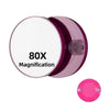 80X Magnification Makeup Mirror with Dual Suction Cups