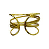 Handmade Gold Aketa Bangle from Greece