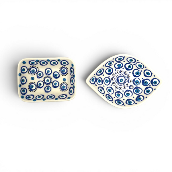 Hand Made Evil Eye Decorative Trinket Dish from Turkey