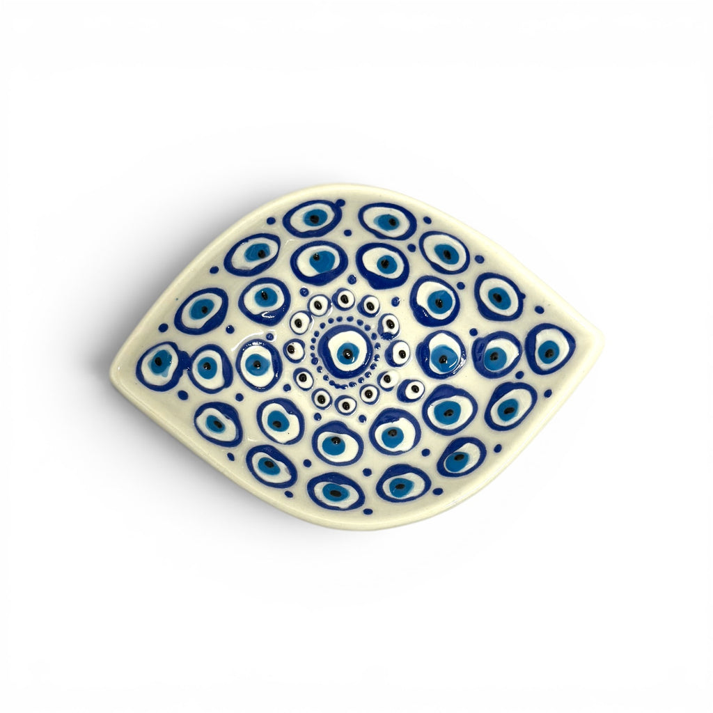 Hand Made Evil Eye Decorative Trinket Dish from Turkey