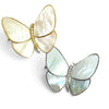 Pearl and CZ Butterfly Pin