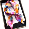 Silky Square Floral Scarf