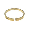 Circle Nailhead Bangle with Click Closure