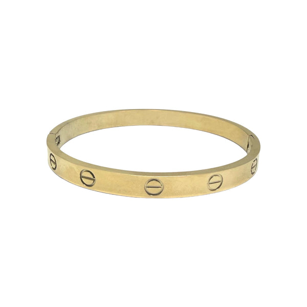 Circle Nailhead Bangle with Click Closure
