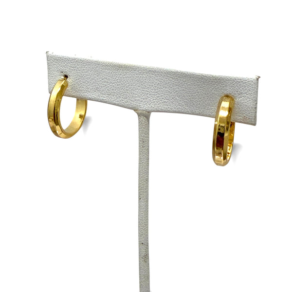 14K Gold Dipped Hypoallergenic Hoop Earrings