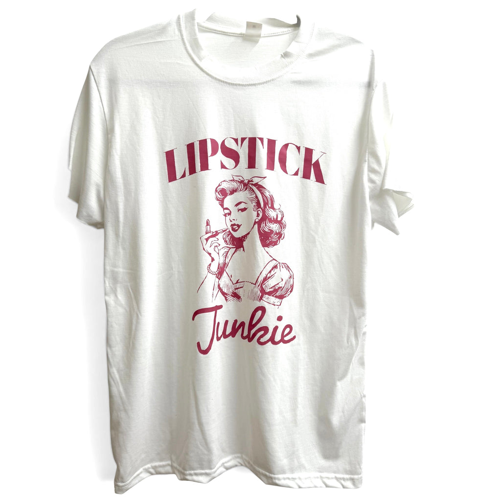 Lipstick Junkie Vintage T-Shirt