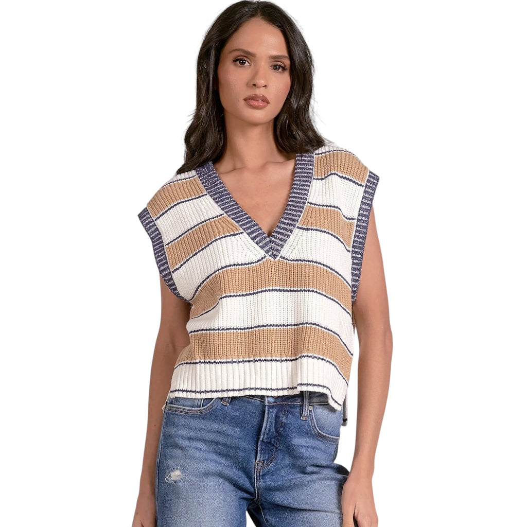 Slate Sleeveless Sweater