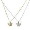 Pave Butterfly Necklace