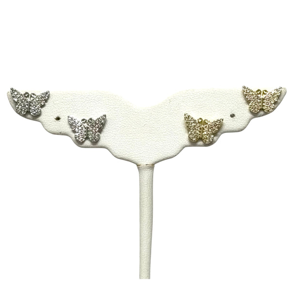 Pave Butterfly Earrings