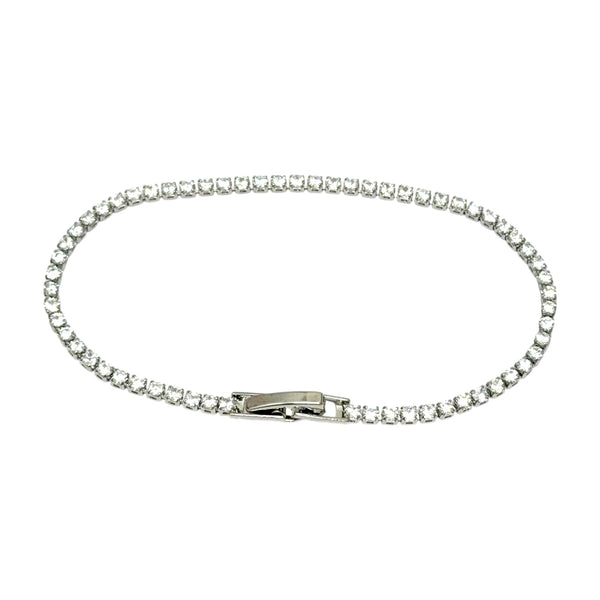 Classic Round-Cut Tennis Bracelet In White Gold Setting