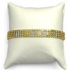 Multi-Row Pave Bracelet In Gold Tone Setting