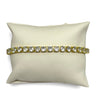 Classic Round Cut Tennis Bracelet In Gold Tone Setting