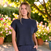 Elan Cap Sleeve Sweater
