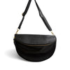 Pebbled Italian Leather Sling Bag