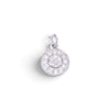 Dainty 14k Gold Filled CZ Clear Micro Pave Charm