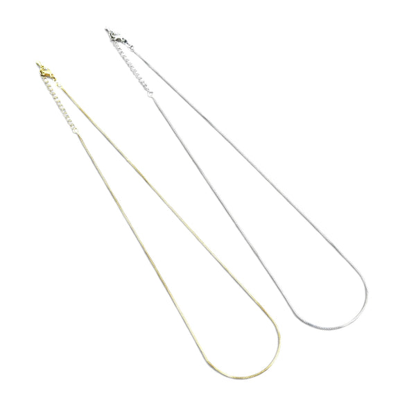 Gold Box Chain Necklace