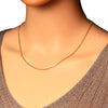 Gold Box Chain Necklace