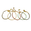 Brazilian Gold and Bead Bracelets