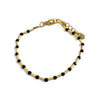 Brazilian Gold and Bead Bracelets