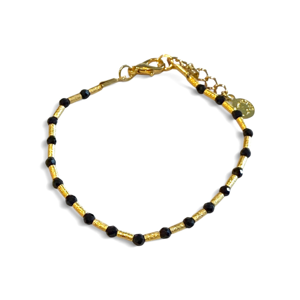 Brazilian Gold and Bead Bracelets