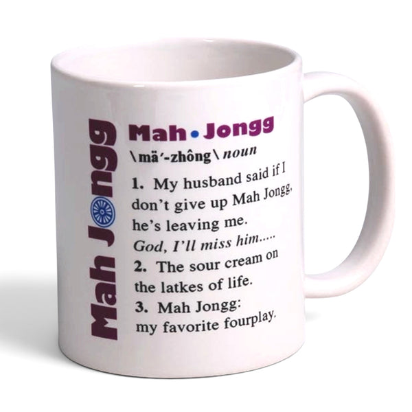 Ceramic Mah Jongg Mug
