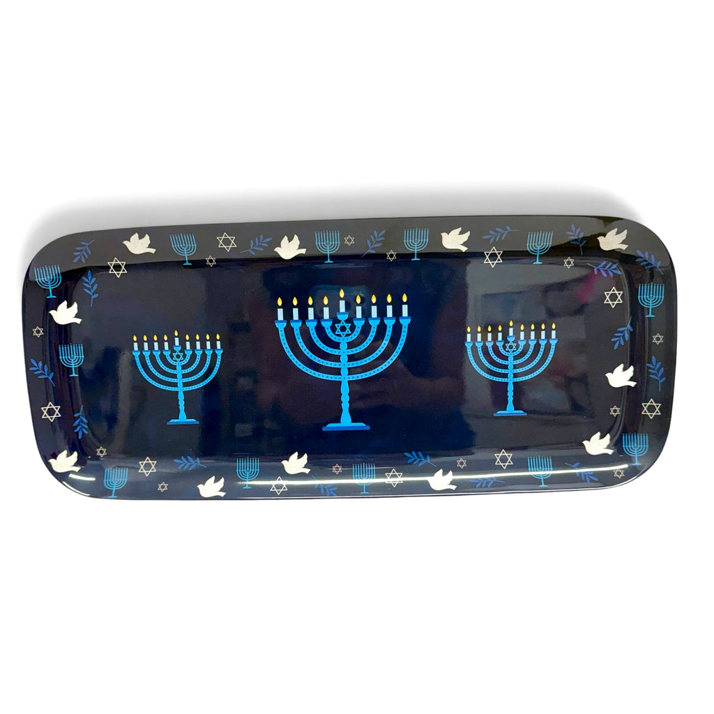 Hanukkah Melamine Tray