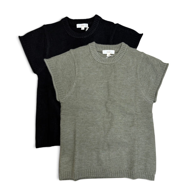 Elan Short Sleeve Crew Sweater