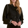 Elan Contrast Black Bomber Jacket