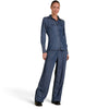 Elan Navy Wash Collared Button Up