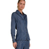 Elan Navy Wash Collared Button Up
