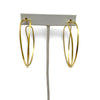 Gold Plated Infinito Hoop Earrings
