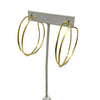 Gold Plated Infinito Hoop Earrings