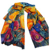 Colorful Floral Embroidered Scarves