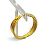Cubic Zirconia Inside Out Hoop Earrings