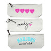 Mahjong Canvas Puffy Paint Tile Bags