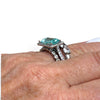 Set of 3 CZ and Stone Ring