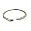 Pave Crystal Bangle Bracelet