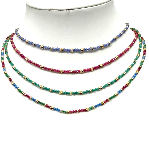 Luxe Crystal Beaded Necklace