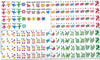 Fun Colorful Retro Pop Art Mahjong Tiles