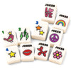 Fun Colorful Retro Pop Art Mahjong Tiles