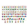 Fun Colorful Retro Pop Art Mahjong Tiles