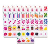 Fun Mahjong Tiles With Pink Hearts For Dots